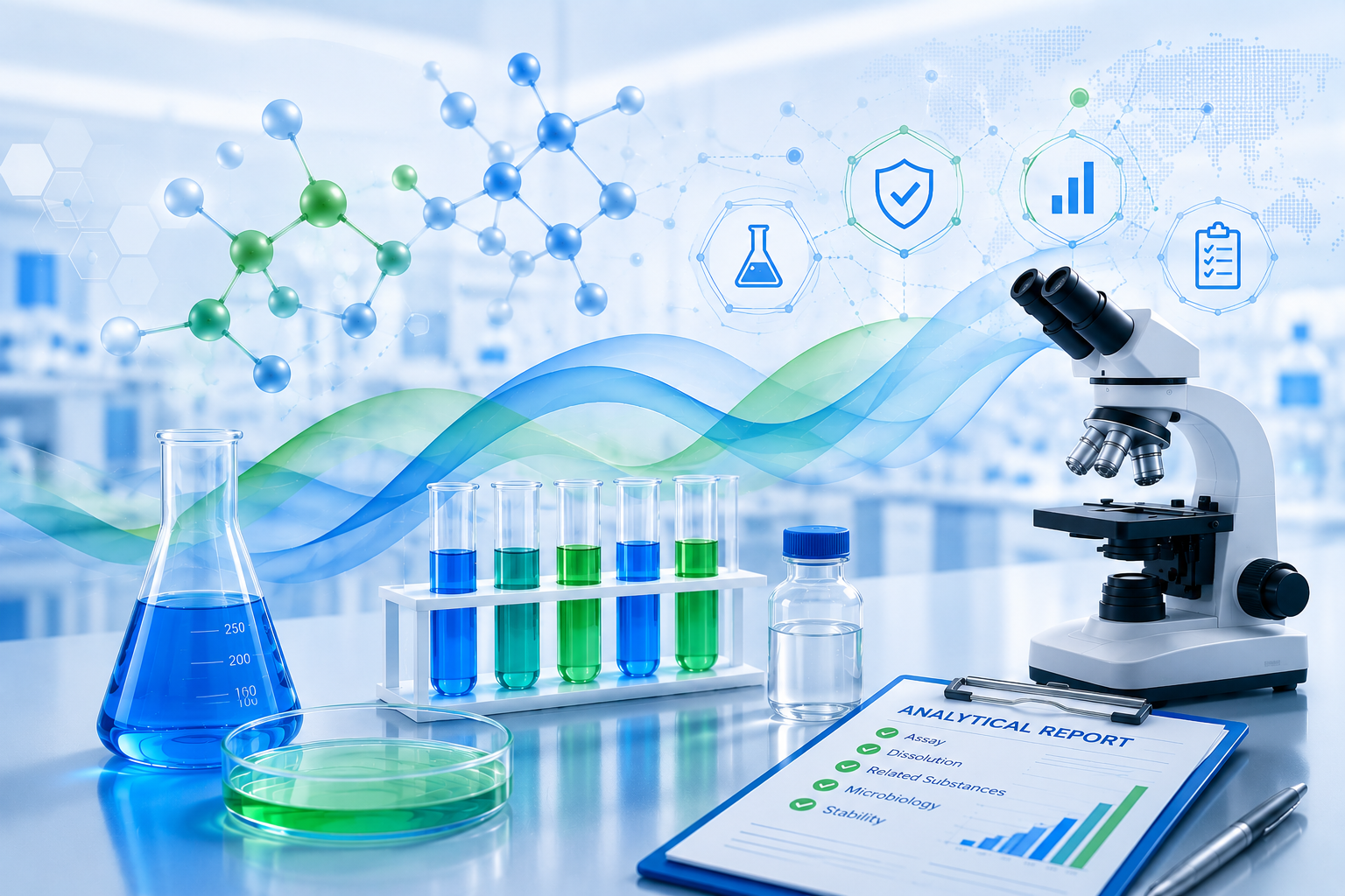 Pharmaceutical analytical testing services